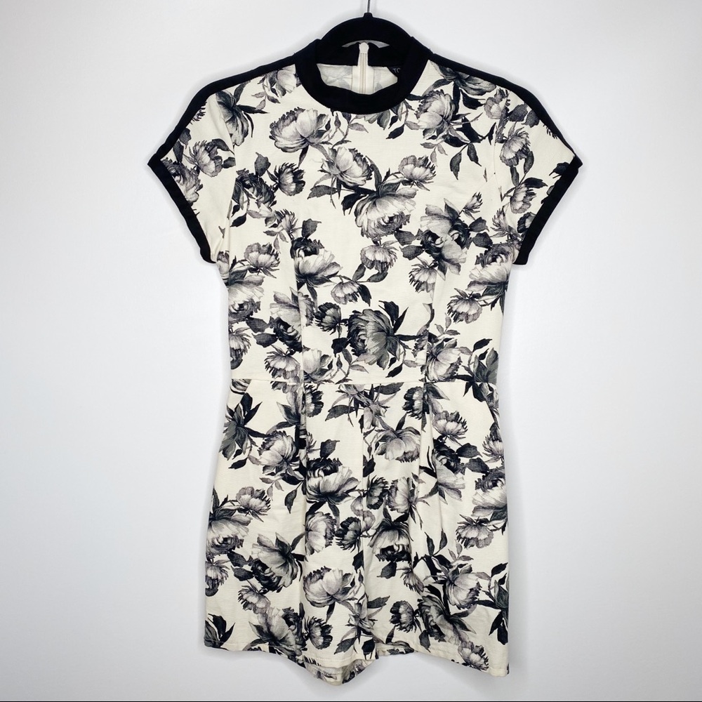 Topshop Floral Tailored Romper